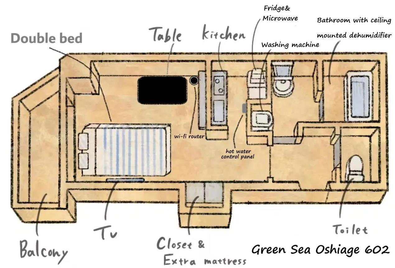 Green Sea Oshiage Tōkyō Appartement