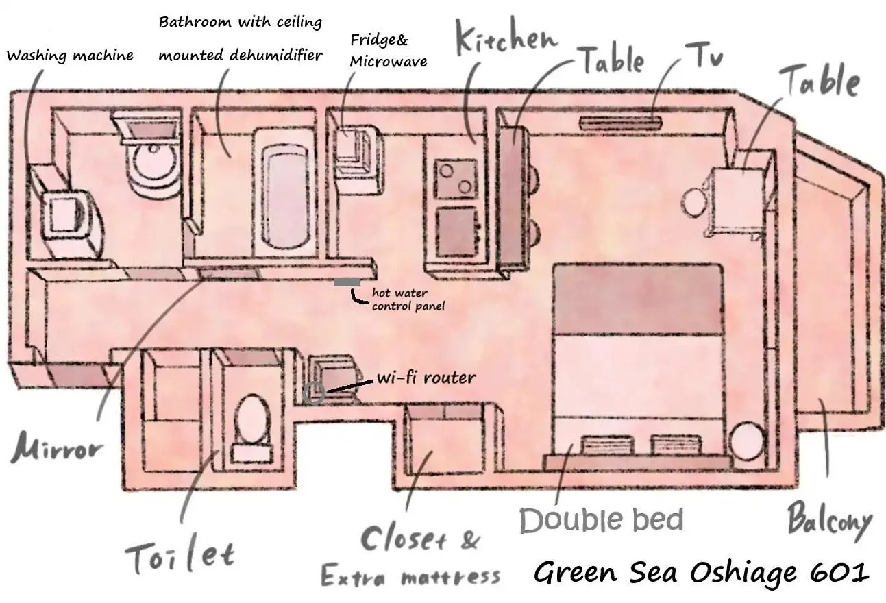 Green Sea Oshiage Tōkyō Appartement